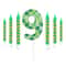 Pixelated Gamer Theme Birthday Candle Set 15