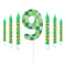 Pixelated Gamer Theme Birthday Candle Set 15