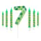 Pixelated Gamer Theme Birthday Candle Set 6