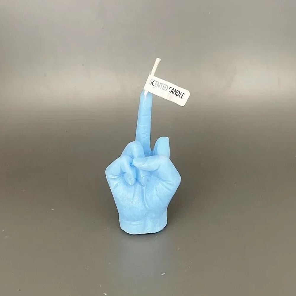 Creative Middle Finger Gesture Scented Candle 6