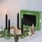 20 Piece Premium Black Taper Candle Set 3