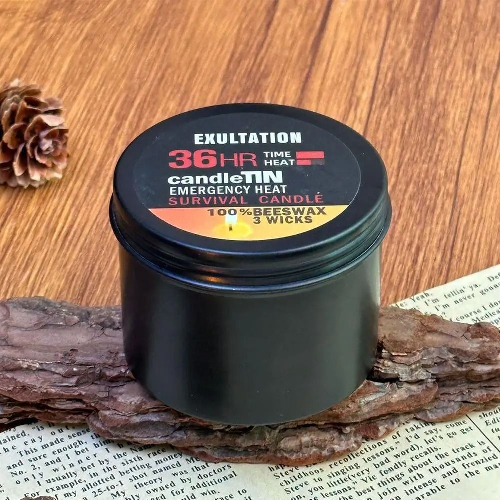 36 Hour 3 Wick Long Lasting Emergency Survival Candle 5