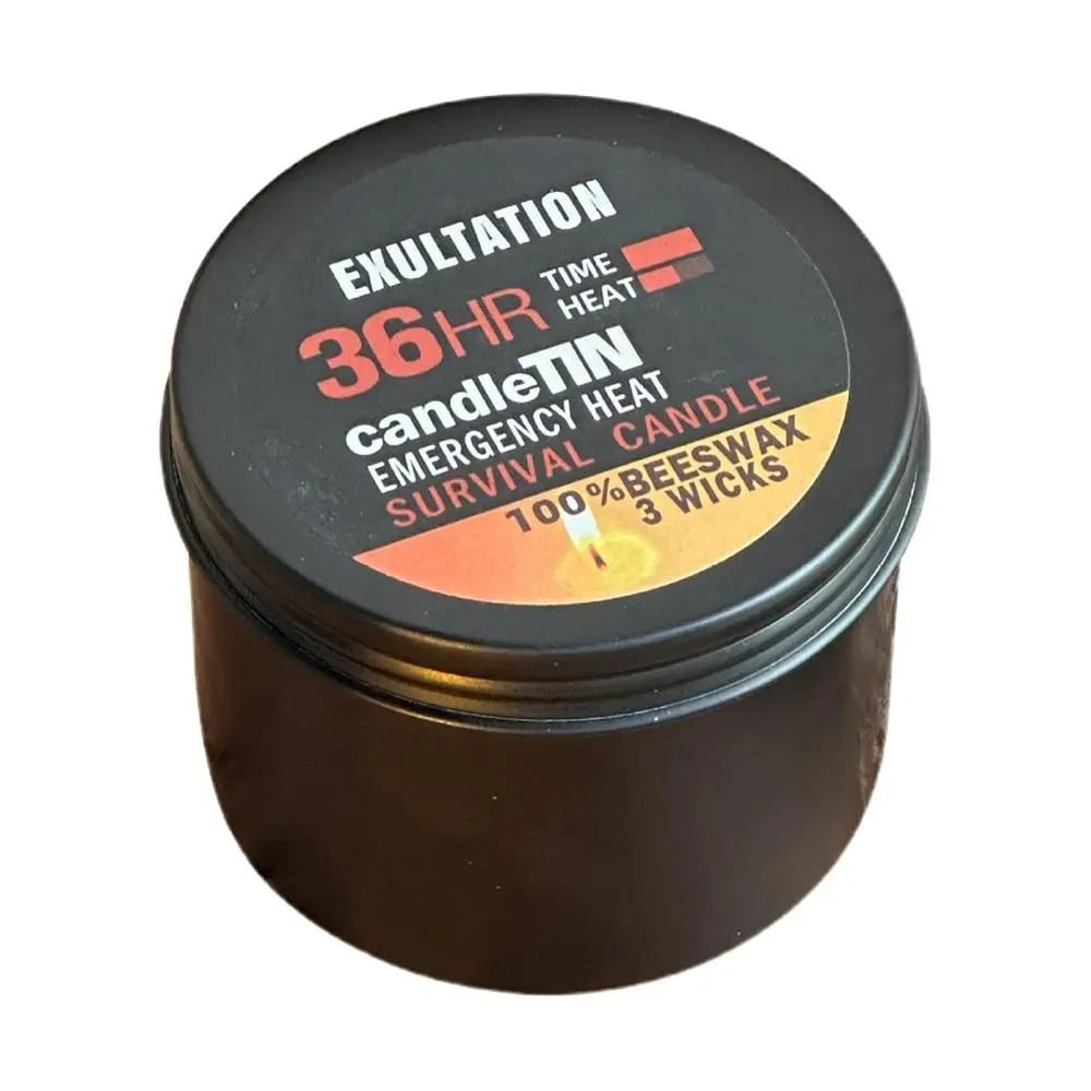 36 Hour 3 Wick Long Lasting Emergency Survival Candle 6