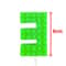 Colorful Pixel Block Gradient Digital Candle 9