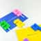 Colorful Pixel Block Gradient Digital Candle 2