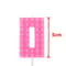 Colorful Pixel Block Gradient Digital Candle 6