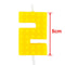 Colorful Pixel Block Gradient Digital Candle 8