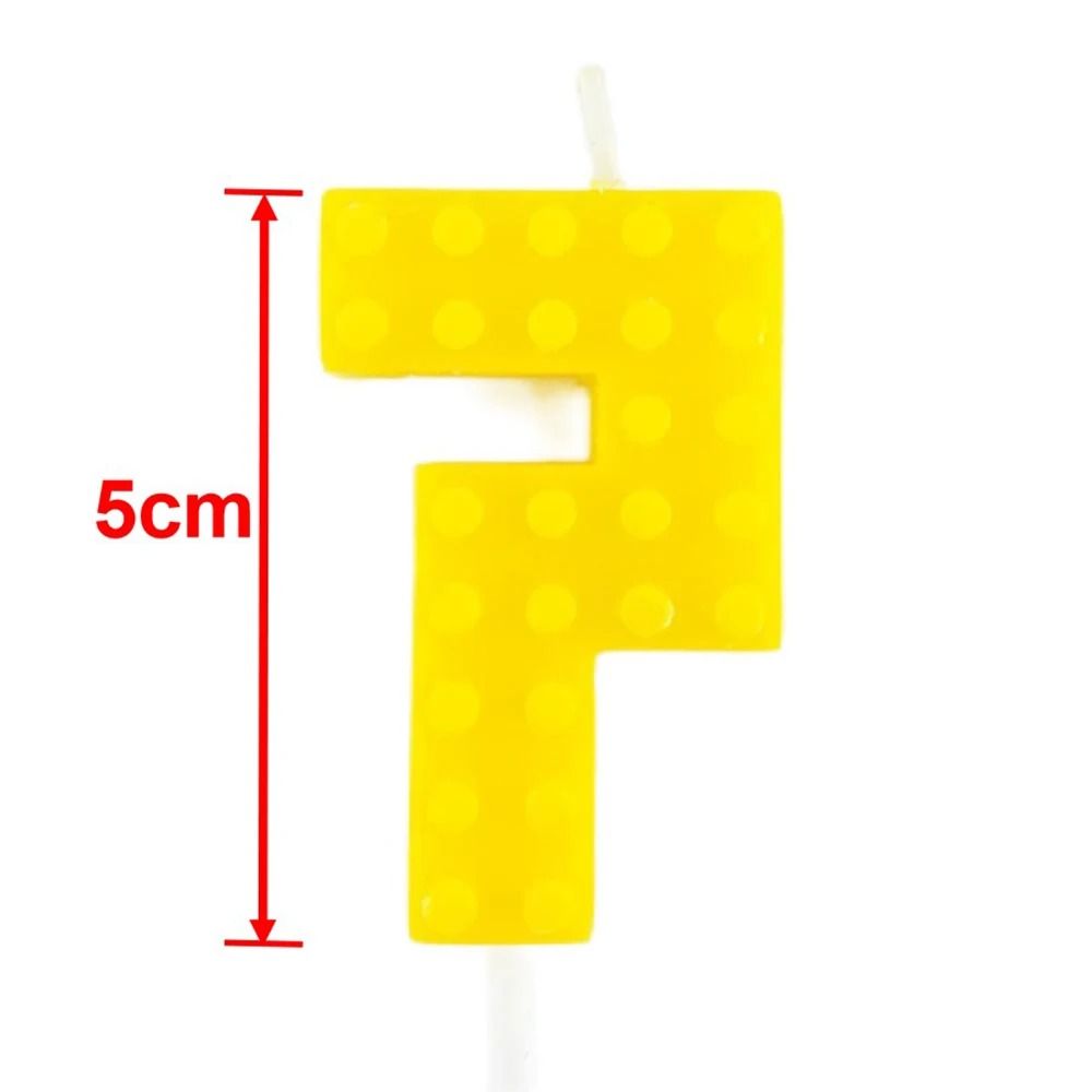 Colorful Pixel Block Gradient Digital Candle 13
