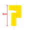 Colorful Pixel Block Gradient Digital Candle 13