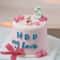 Green Theme Digital Birthday Cake Candle Set 4