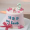 Green Theme Digital Birthday Cake Candle Set 4