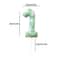 Green Theme Digital Birthday Cake Candle Set 5