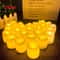 24Piece Red Shell Flameless LED Tea Lights 0