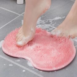 silicone suction base body and foot scrubber pad