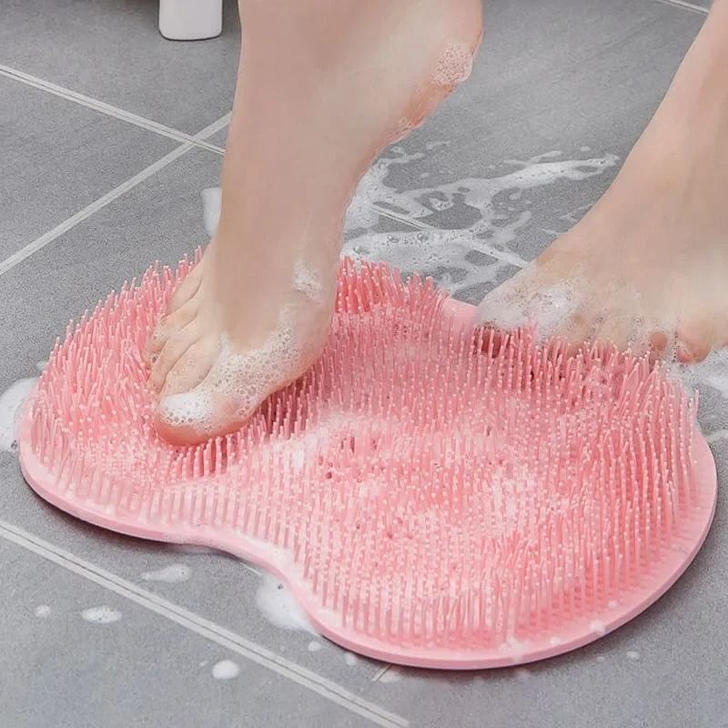 Silicone Suction Base Body And Foot Scrubber Pad 0