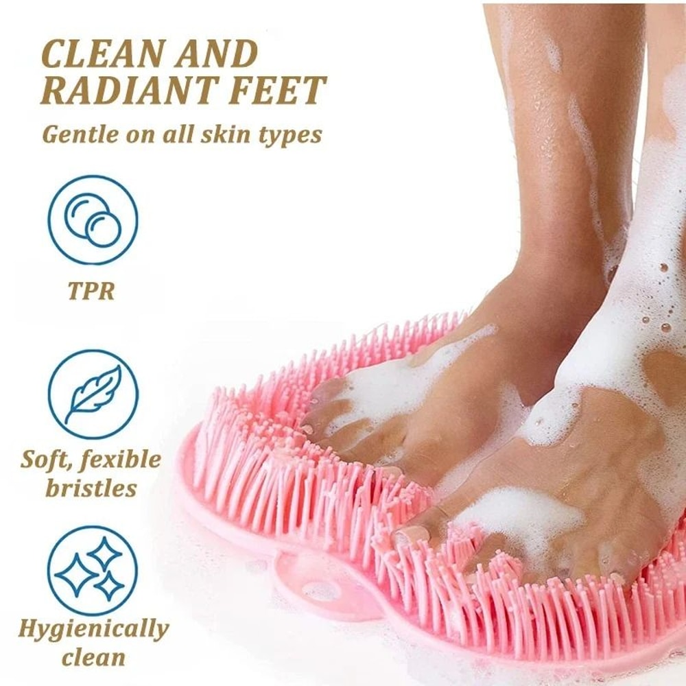 Silicone Suction Base Body And Foot Scrubber Pad 3