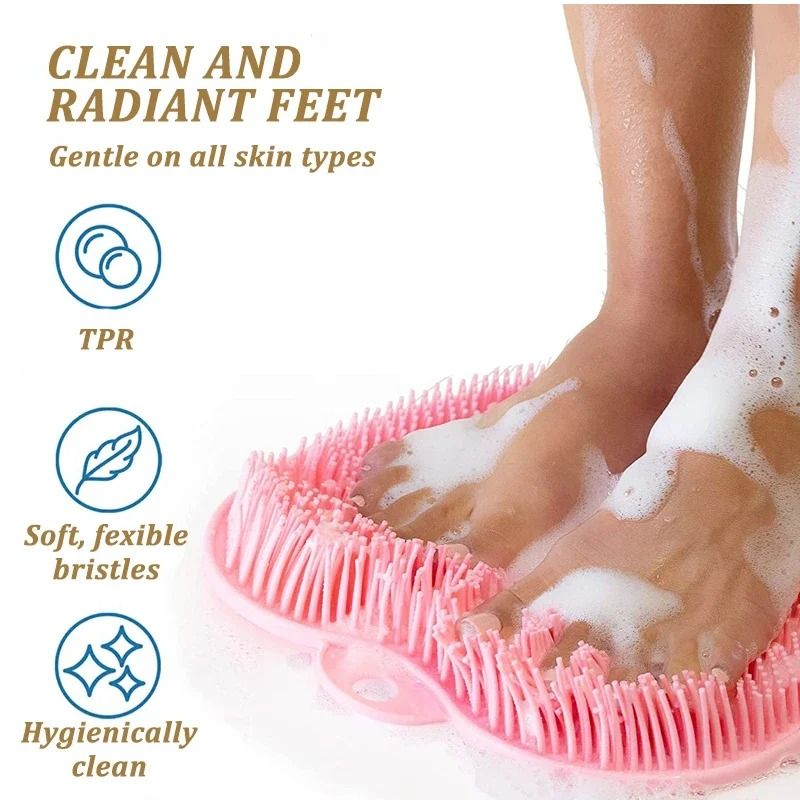 Silicone Suction Base Body And Foot Scrubber Pad 3
