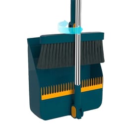 180° rotating foldable broom and dustpan performance set