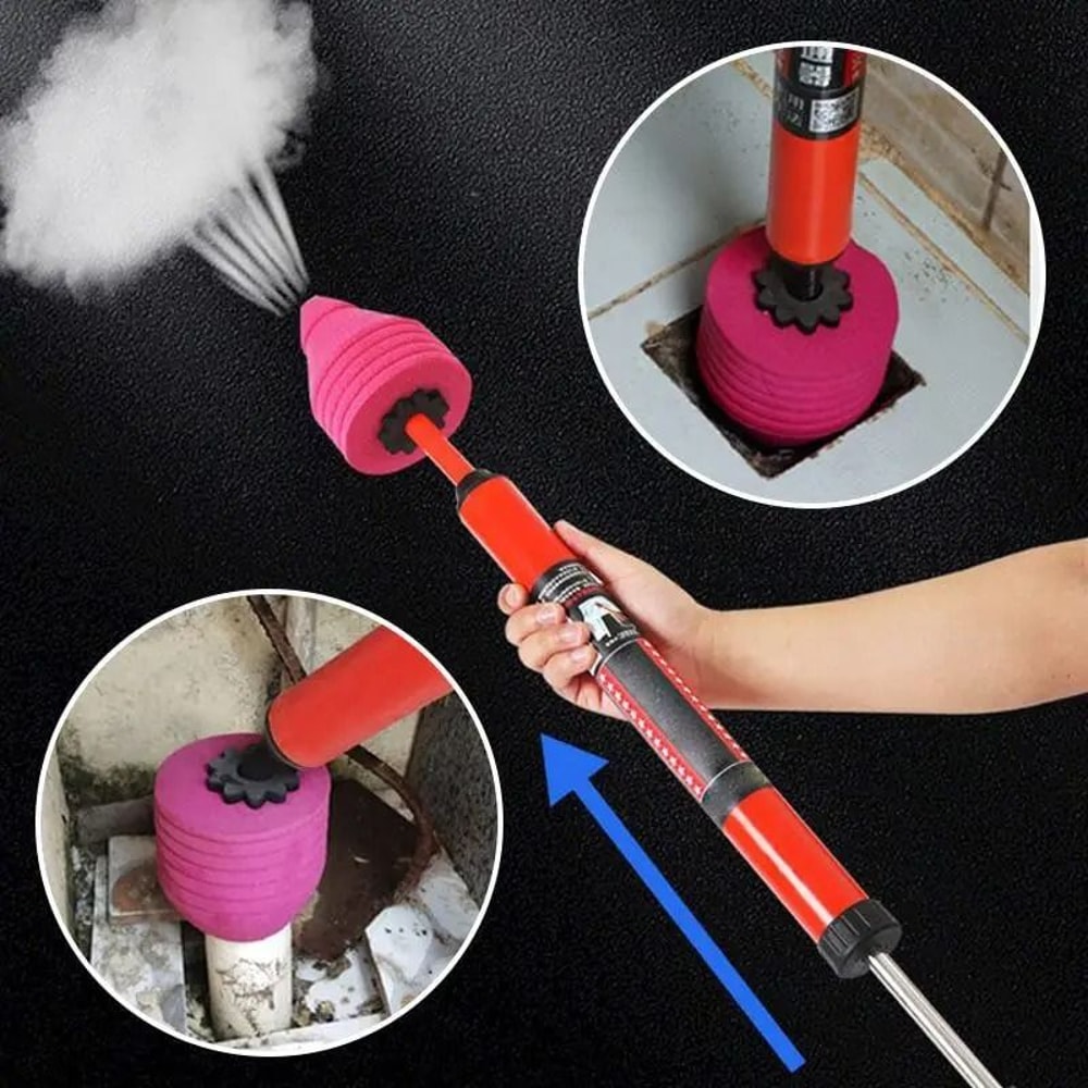 High Pressure Pneumatic Pipe Unblocker And Plunger 0