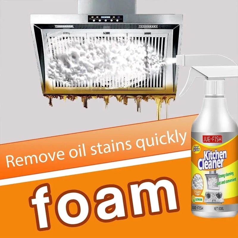 2 Oz Magic Foam Kitchen Degreaser And Stain Remover 3