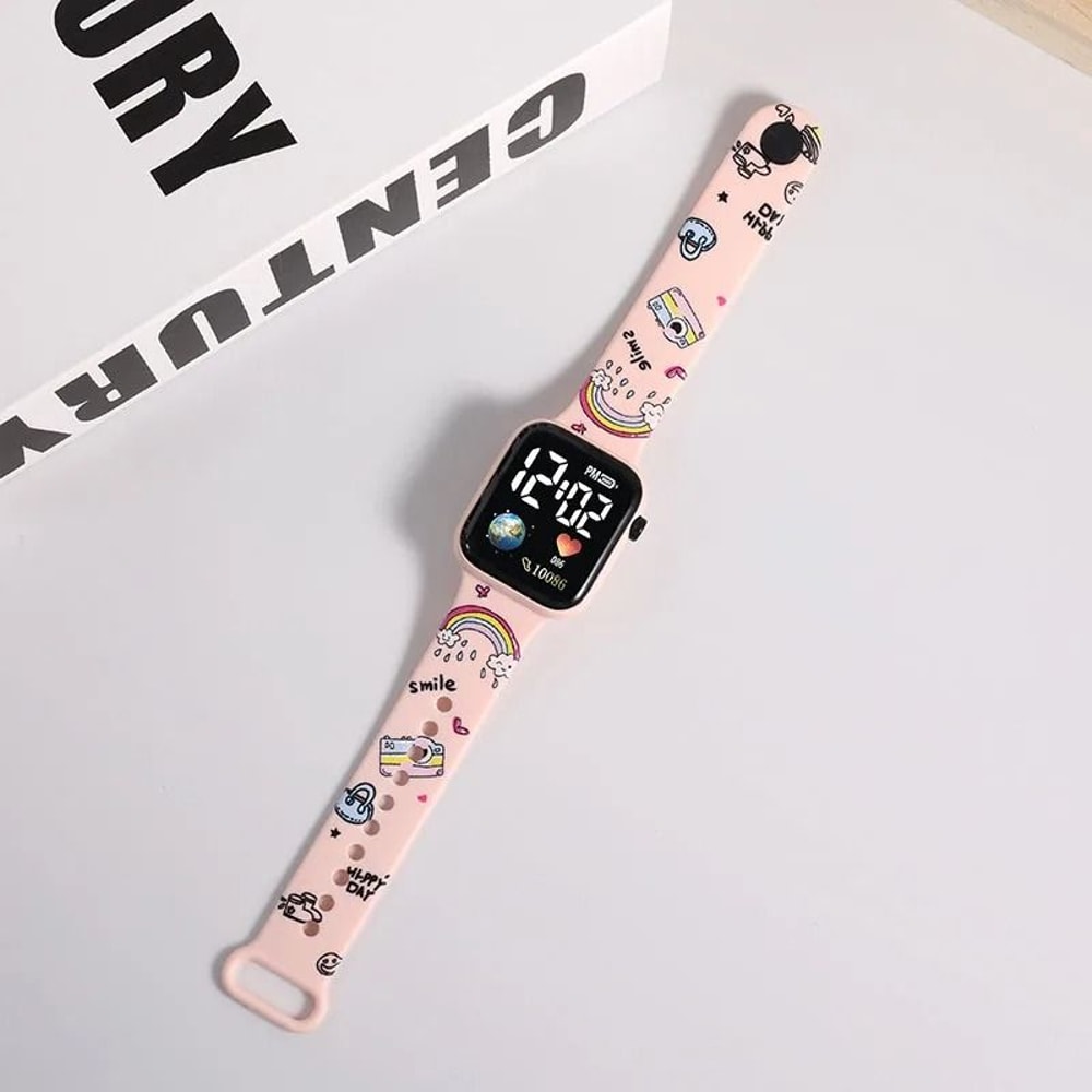Character Theme LED Digital Timepiece For Children 9