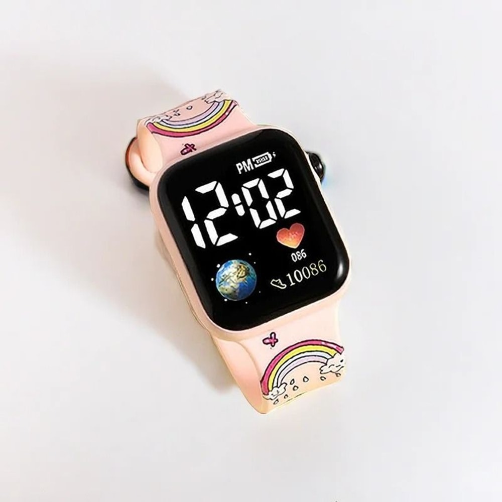 Character Theme LED Digital Timepiece For Children 2