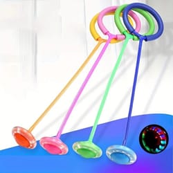 foldable kinetic flashing led bouncing ring