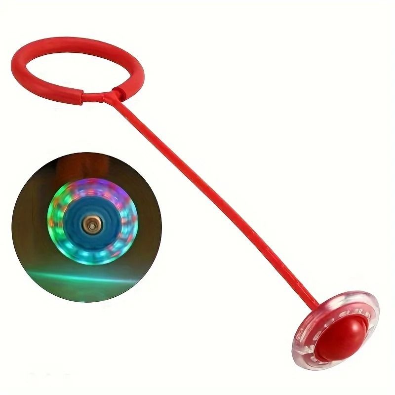 Foldable Kinetic Flashing LED Bouncing Ring 8