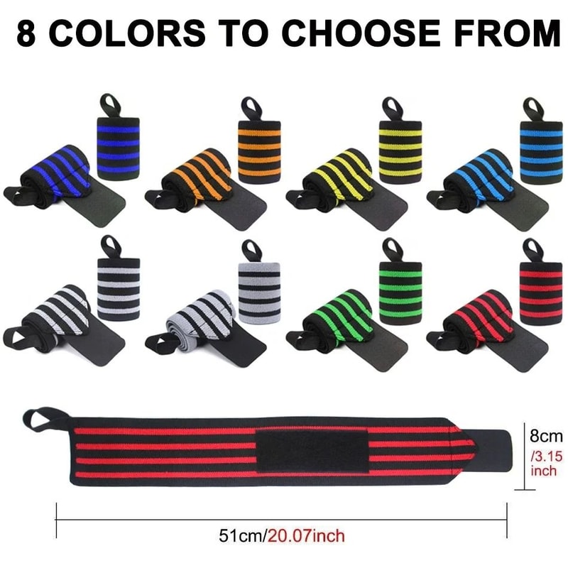 Professional Weightlifting Wrist Support And Wrap Set 4