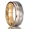 Hammered Tungsten Carbide Professional Wedding Band 6