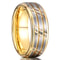 Hammered Tungsten Carbide Professional Wedding Band 7