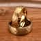 024in And 031in Gold Finish Hammered Tungsten Carbide Professional Ensemble 1