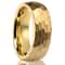 024in And 031in Gold Finish Hammered Tungsten Carbide Professional Ensemble 9