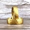 024in And 031in Gold Finish Hammered Tungsten Carbide Professional Ensemble 2