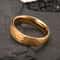 024in And 031in Gold Finish Hammered Tungsten Carbide Professional Ensemble 3
