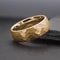 024in And 031in Gold Finish Hammered Tungsten Carbide Professional Ensemble 5