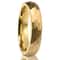 024in And 031in Gold Finish Hammered Tungsten Carbide Professional Ensemble 8