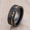 031 Inch Black Meteorite Inlay Tungsten Carbide Performance Ensemble 2