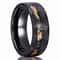 031 Inch Black Meteorite Inlay Tungsten Carbide Performance Ensemble 6