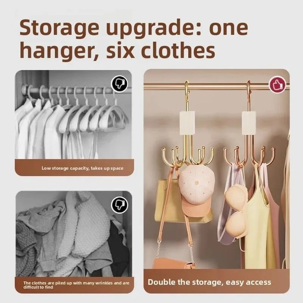 360 Rotating 6Claw Organizational Accessory Hub 5