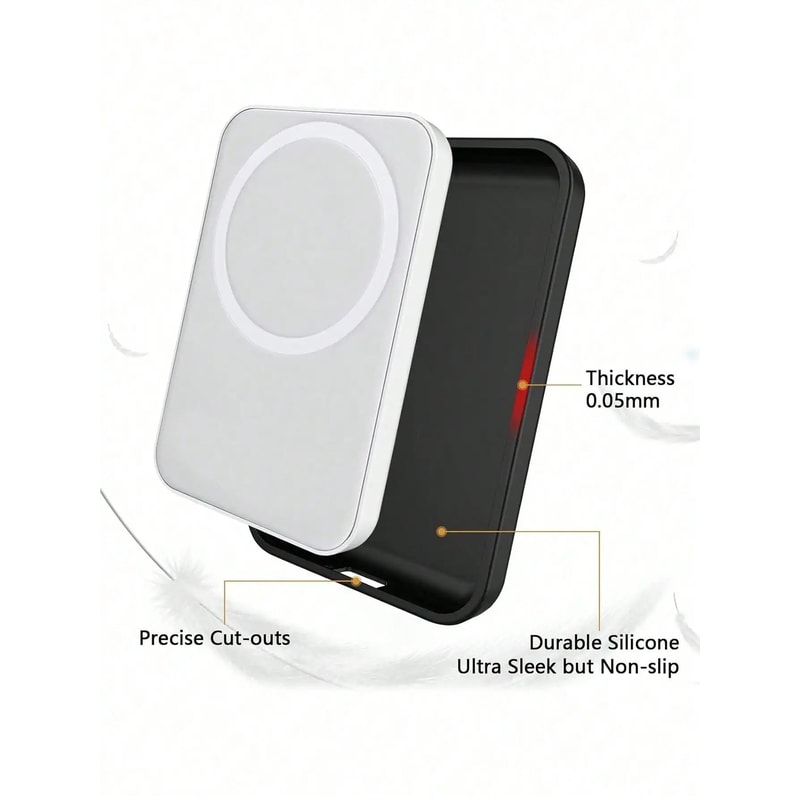 Shockproof Matte Black TPU Protective Charging Shield 1