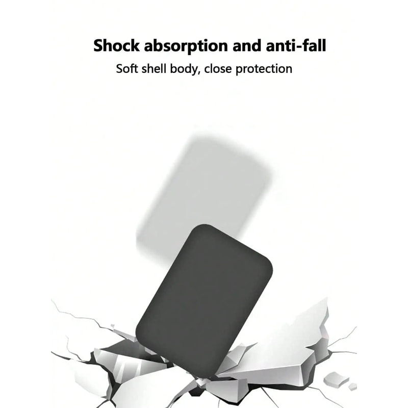 Shockproof Matte Black TPU Protective Charging Shield 3