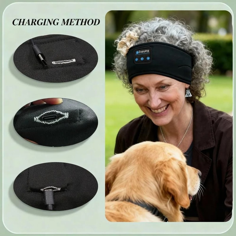 Soft Elastic Sleep And Sport Acoustic Interface 3