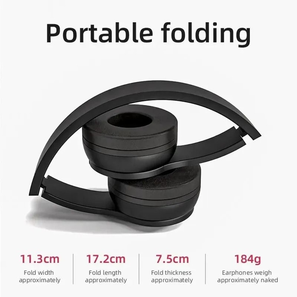 4in1 Foldable Wireless Multimedia Headset Hub 4