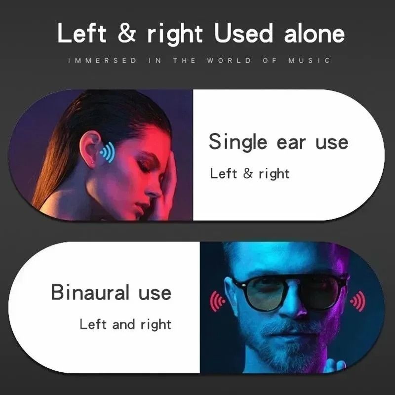 Panoramic Bone Conduction Ear Clip Wireless Hub 3
