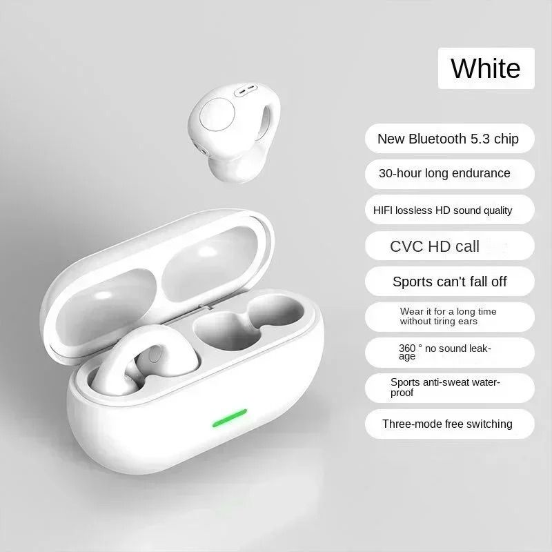 Panoramic Bone Conduction Ear Clip Wireless Hub 6