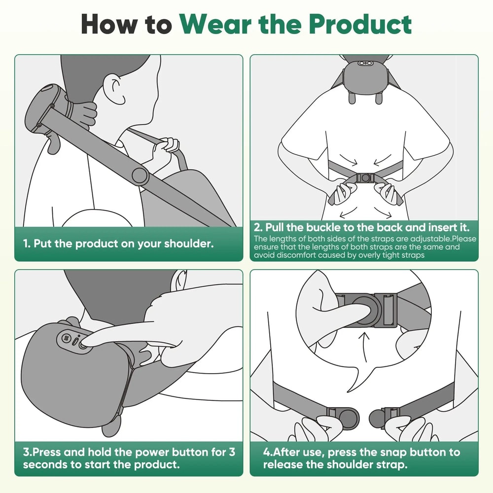 Wireless Bionic Finger Neck And Shoulder Massager 5