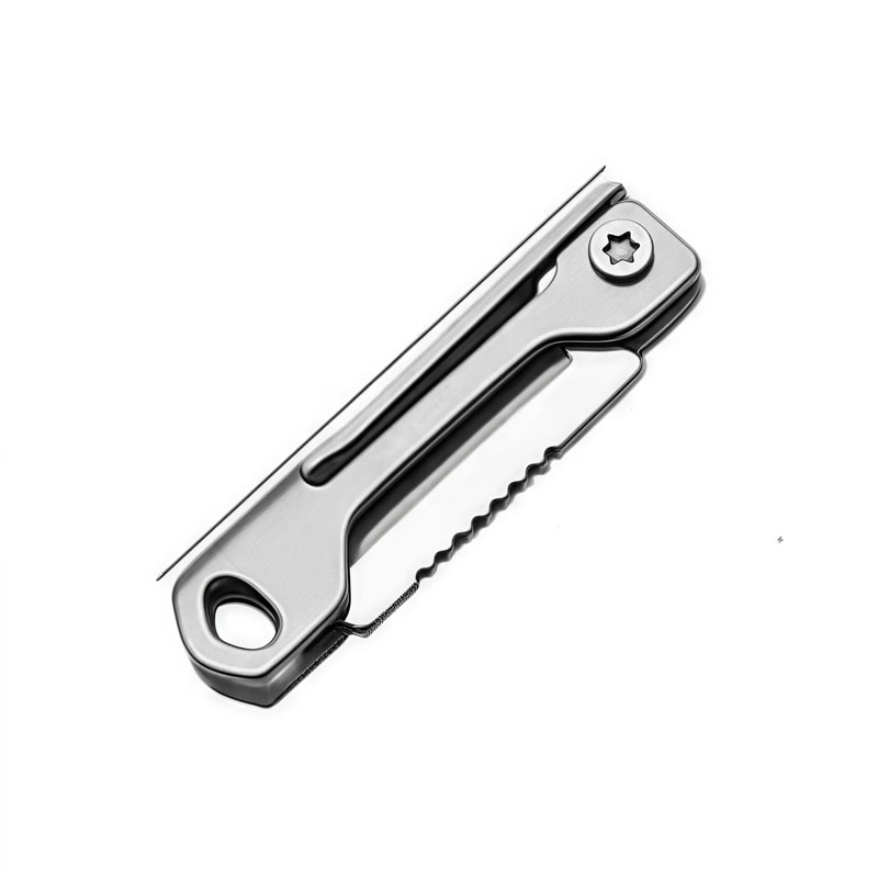 Ultra Compact Stainless Steel Folding EDC Tool 4