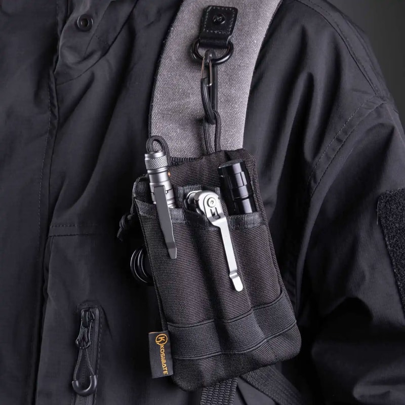 Tactical Molle EDC Pouch And Compact Utility Wallet 0