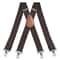 Mens Heavy Duty Work Suspenders With YBack Design Secure Belt Loop Hook Clips 11